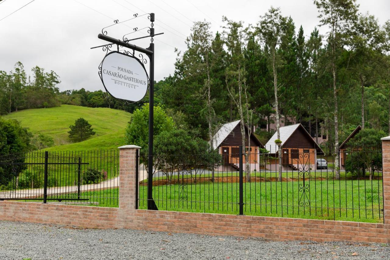 Pousada Casarao Gastehaus Pomerode Exteriör bild